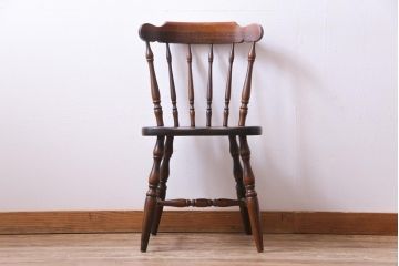 ヴィンテージ家具　ビンテージキツツキ　飛騨産業　穂高　カントリースタイルに合うチェア(椅子)(1)