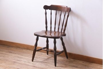 ヴィンテージ家具　ビンテージキツツキ　飛騨産業　穂高　カントリースタイルに合うチェア(椅子)(2)