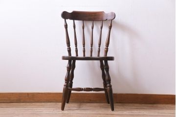 ヴィンテージ家具　ビンテージキツツキ　飛騨産業　穂高　カントリースタイルに合うチェア(椅子)(2)