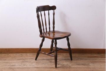 ヴィンテージ家具　ビンテージキツツキ　飛騨産業　穂高　カントリースタイルに合うチェア(椅子)(2)