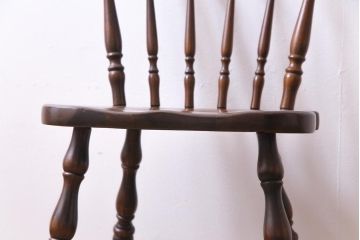 ヴィンテージ家具　ビンテージキツツキ　飛騨産業　穂高　カントリースタイルに合うチェア(椅子)(2)