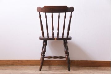 ヴィンテージ家具　ビンテージキツツキ　飛騨産業　穂高　カントリースタイルに合うチェア(椅子)(2)