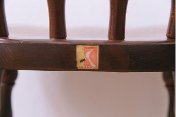 ヴィンテージ家具　ビンテージキツツキ　飛騨産業　穂高　カントリースタイルに合うチェア(椅子)(2)