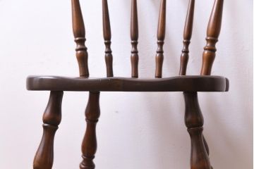 ヴィンテージ家具　ビンテージキツツキ　飛騨産業　穂高　カントリースタイルに合うチェア(椅子)(3)
