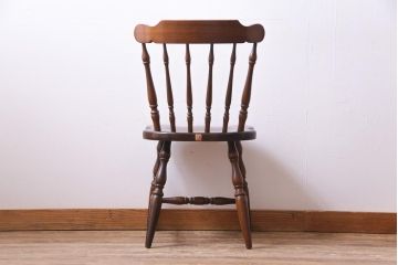 ヴィンテージ家具　ビンテージキツツキ　飛騨産業　穂高　カントリースタイルに合うチェア(椅子)(3)