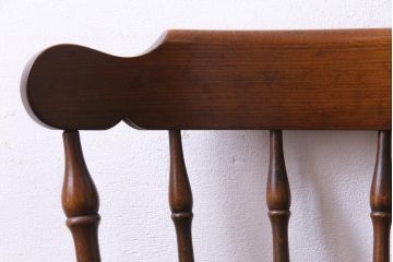 ヴィンテージ家具　ビンテージキツツキ　飛騨産業　穂高　カントリースタイルに合うチェア(椅子)(3)