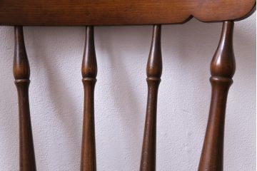 ヴィンテージ家具　ビンテージキツツキ　飛騨産業　穂高　カントリースタイルに合うチェア(椅子)(3)