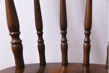 ヴィンテージ家具　ビンテージキツツキ　飛騨産業　穂高　カントリースタイルに合うチェア(椅子)(3)