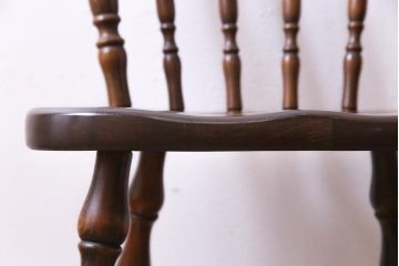 ヴィンテージ家具　ビンテージキツツキ　飛騨産業　穂高　カントリースタイルに合うチェア(椅子)(3)