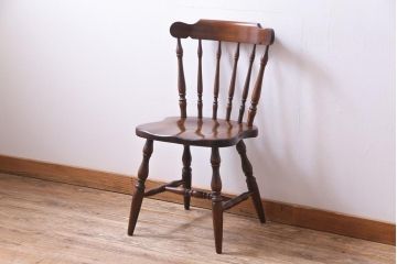 ヴィンテージ家具　ビンテージキツツキ　飛騨産業　穂高　カントリースタイルに合うチェア(椅子)