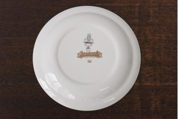 スペイン　PONTESA(ポンテサ)　グリーンの花柄が可愛らしいビンテージのプレート2点セット(中皿、洋食器)(1)