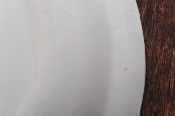 スペイン　PONTESA(ポンテサ)　グリーンの花柄が可愛らしいビンテージのプレート2点セット(中皿、洋食器)(1)