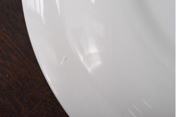 スペイン　PONTESA(ポンテサ)　グリーンの花柄が可愛らしいビンテージのプレート2点セット(中皿、洋食器)(3)