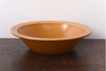 イギリスビンテージ　HORNSEA(ホーンジー)　SAFFRON(サフラン)　スープボウル2枚セット(サラダボウル)(1)
