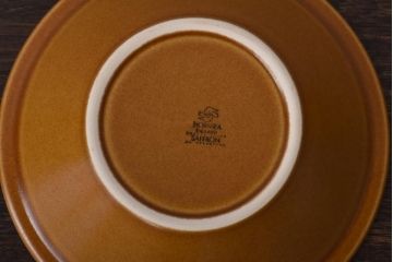 イギリスビンテージ　HORNSEA(ホーンジー)　SAFFRON(サフラン)　スープボウル2枚セット(サラダボウル)(1)