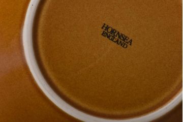イギリスビンテージ　HORNSEA(ホーンジー)　SAFFRON(サフラン)　スープボウル2枚セット(サラダボウル)(2)