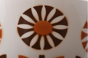 アンティーク雑貨　イギリスビンテージ　HORNSEA(ホーンジー)　プラントポット(鉢カバー、植木鉢)