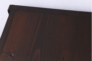 レトロ家具　和製アンティーク　前面ケヤキ材　レトロな佇まいが魅力の戸棚(収納棚、リビングボード)