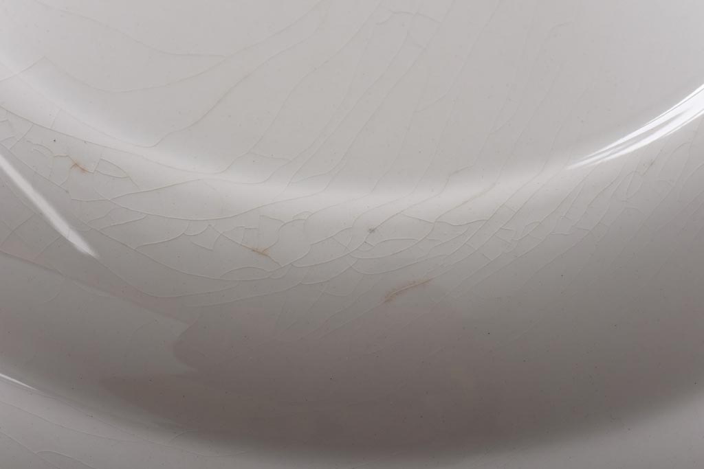 スペイン　PONTESA(ポンテサ)　グリーンの花柄が可愛らしいビンテージのプレート・大2点セット(大皿、洋食器)(3)