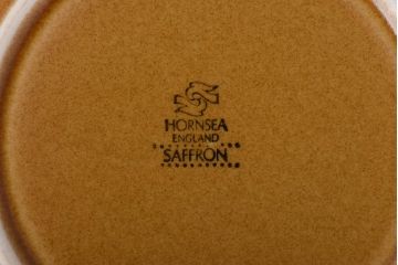 イギリスビンテージ　HORNSEA(ホーンジー)　SAFFRON(サフラン)　スープボウル3枚セット(サラダボウル)(1)