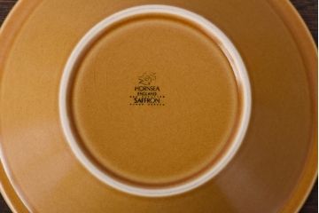 イギリスビンテージ　HORNSEA(ホーンジー)　SAFFRON(サフラン)　スープボウル3枚セット(サラダボウル)(2)