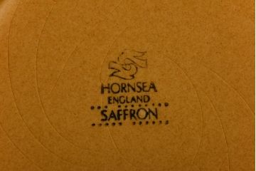 イギリスビンテージ　HORNSEA(ホーンジー)　SAFFRON(サフラン)　スープボウル3枚セット(サラダボウル)(2)