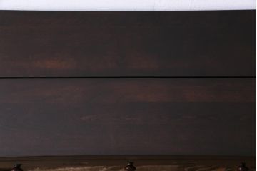 ビンテージ　神居民芸　珍しいデザインが目を引くエクステンションテーブル(ダイニングテーブル)