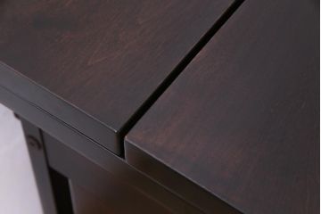 ビンテージ　神居民芸　珍しいデザインが目を引くエクステンションテーブル(ダイニングテーブル)