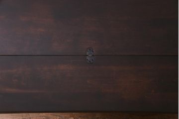 ビンテージ　神居民芸　珍しいデザインが目を引くエクステンションテーブル(ダイニングテーブル)