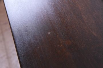 ビンテージ　神居民芸　珍しいデザインが目を引くエクステンションテーブル(ダイニングテーブル)