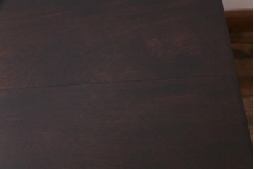 ビンテージ　神居民芸　珍しいデザインが目を引くエクステンションテーブル(ダイニングテーブル)