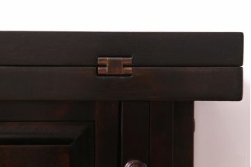 ビンテージ　神居民芸　珍しいデザインが目を引くエクステンションテーブル(ダイニングテーブル)