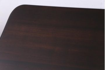 中古　松本民芸家具　シックな4人掛けT型食卓(ダイニングテーブル)(定価約37万円)(1)