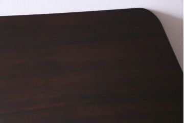 中古　松本民芸家具　シックな4人掛けT型食卓(ダイニングテーブル)(定価約37万円)(1)