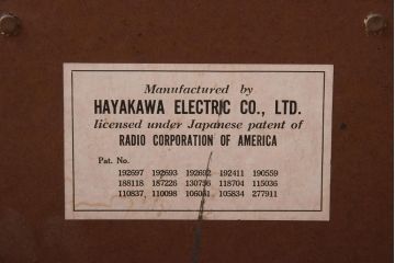 アンティーク雑貨　ジャンク品　シャープ(SHARP)製　ディスプレイに活躍するレトロなテレビ