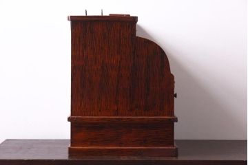 アンティーク雑貨　和製アンティーク　ミクニ　日本金銭分類器　ノスタルジックな木製レジスター