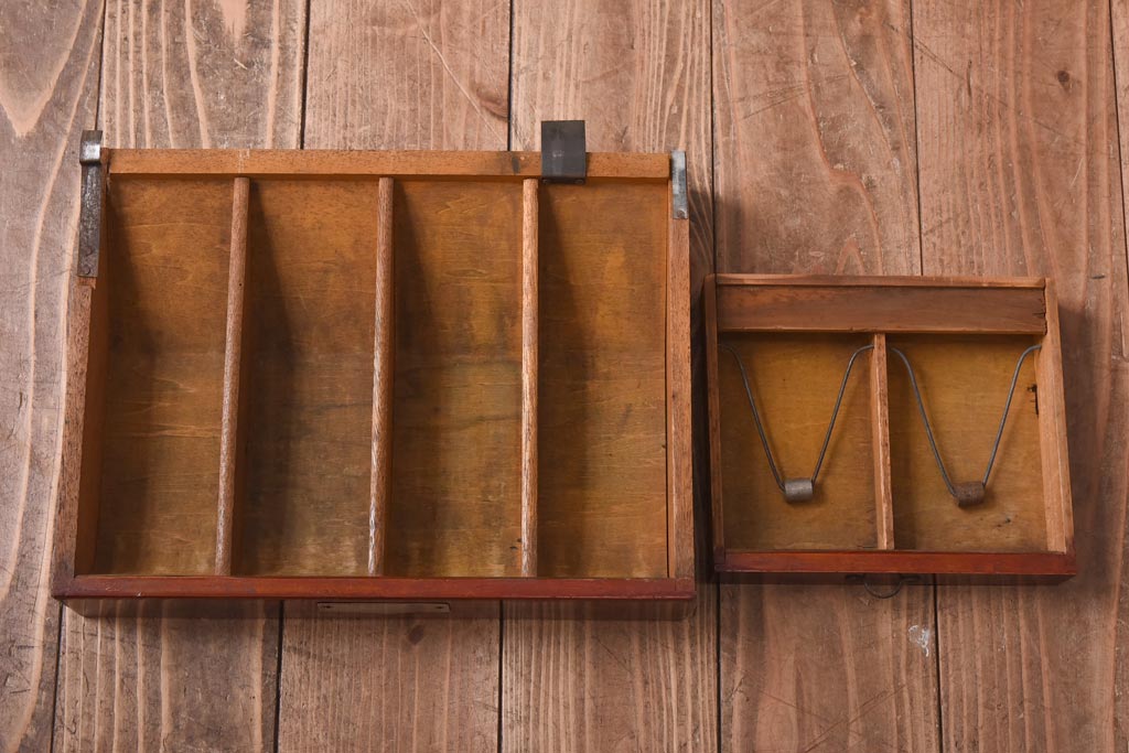 アンティーク雑貨　和製アンティーク　ミクニ　日本金銭分類器　ノスタルジックな木製レジスター
