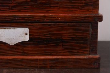 アンティーク雑貨　和製アンティーク　ミクニ　日本金銭分類器　ノスタルジックな木製レジスター