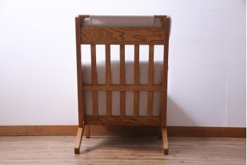 ビンテージ家具　北欧ヴィンテージ　Hans J Wegner(ハンス・J・ウェグナー)　GETAMA(ゲタマ) GE375 ハイバックチェア(1人掛けソファ)