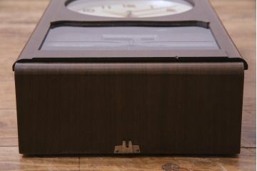 アンティーク雑貨　昭和レトロ　SEIKO(セイコー)製　4PC　手巻き式振り子時計　1ヵ月巻掛時計(柱時計、壁掛け時計)