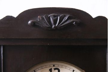 アンティーク雑貨　和製アンティーク　戦前　タカノ(高野精密工業)　大正ロマン香る手巻き式振り子時計(柱時計・掛け時計)