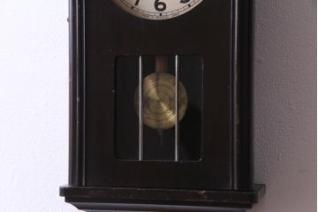 アンティーク雑貨　和製アンティーク　戦前　タカノ(高野精密工業)　大正ロマン香る手巻き式振り子時計(柱時計・掛け時計)