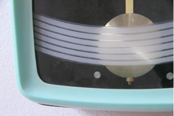 アンティーク雑貨　リメイク(内部新品交換済)　Seiko Sonola(セイコー・ソノーラ)　レトロポップな柱時計(振り子時計、壁掛け時計)
