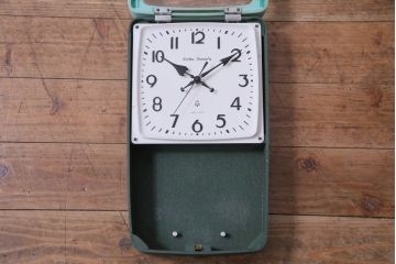 アンティーク雑貨　リメイク(内部新品交換済)　Seiko Sonola(セイコー・ソノーラ)　レトロポップな柱時計(振り子時計、壁掛け時計)