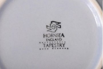 イギリスビンテージ　HORNSEA(ホーンジー)　Tapestry(タペストリー)　カップ&ソーサー3客セット