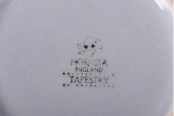 イギリスビンテージ　HORNSEA(ホーンジー)　Tapestry(タペストリー)　カップ&ソーサー3客セット