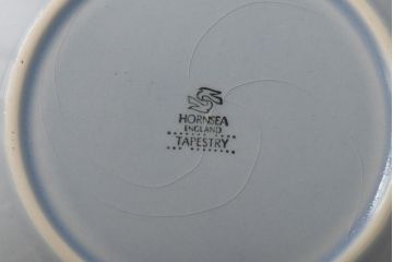 イギリスビンテージ　HORNSEA(ホーンジー)　Tapestry(タペストリー)　カップ&ソーサー3客セット