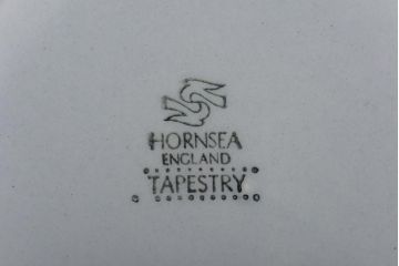 イギリスビンテージ　HORNSEA(ホーンジー)　Tapestry(タペストリー)　カップ&ソーサー3客セット