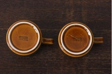 イギリスビンテージ　HORNSEA(ホーンジー)　HEIRLOOM(エアルーム)　カップ&ソーサー2客セット(洋食器)(2)
