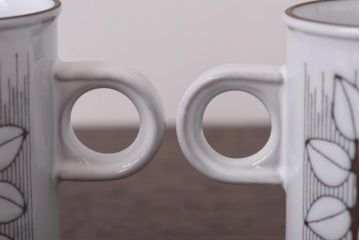 イギリスビンテージ　HORNSEA(ホーンジー)　Charisma(カリスマ)　カップ&ソーサー2客セット(2)